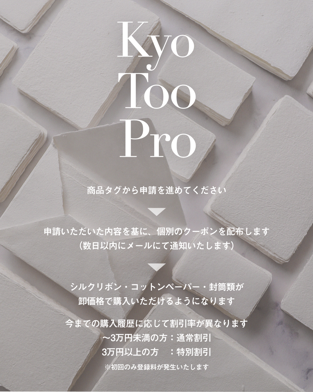 Kyo Too Pro 申請フォーム