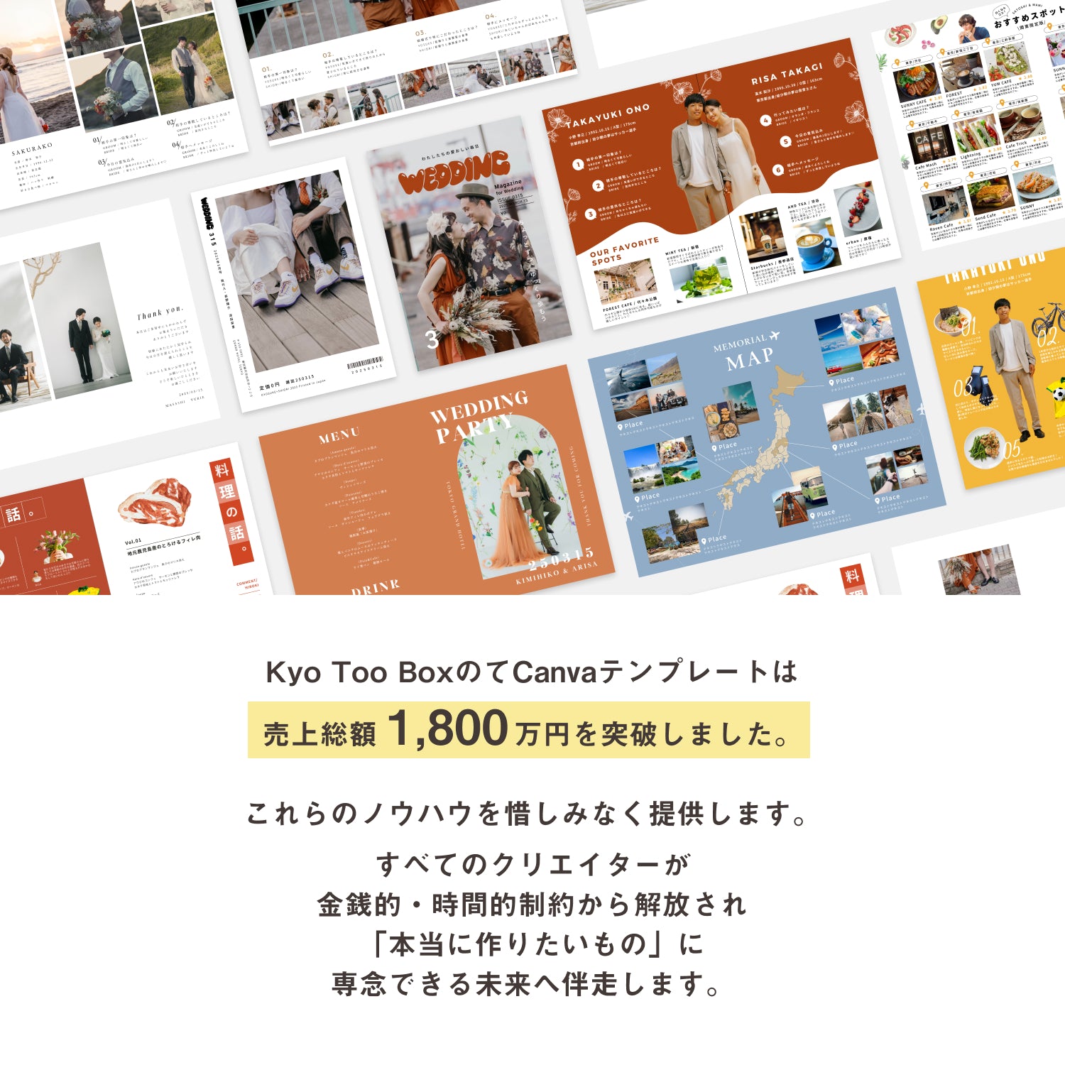 【12/20 締切】Kyo Too School プロフィールブックテンプレート開業支援講座