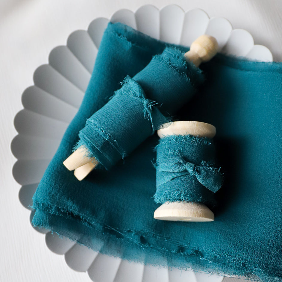 Silk Chiffon | Aqua Marine