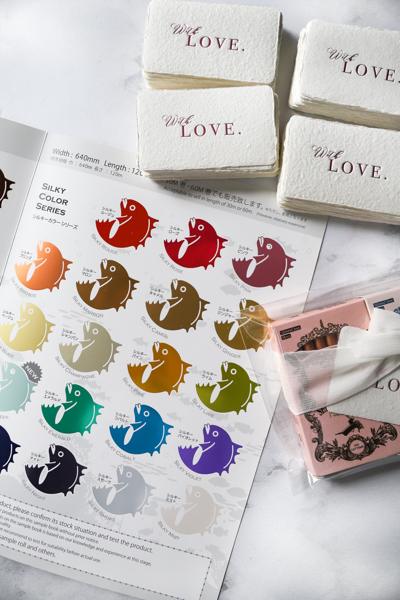 Message Card / With LOVE【10枚セット】