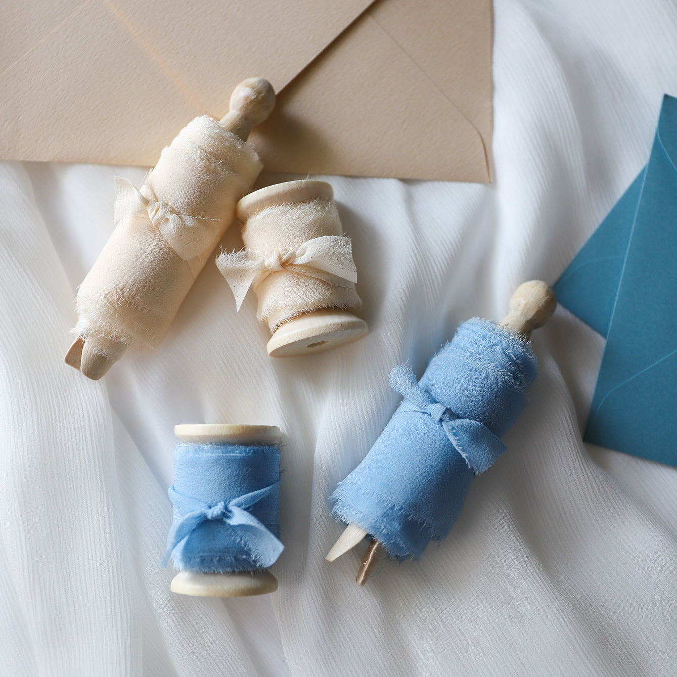 Silk Chiffon | Sax Blue