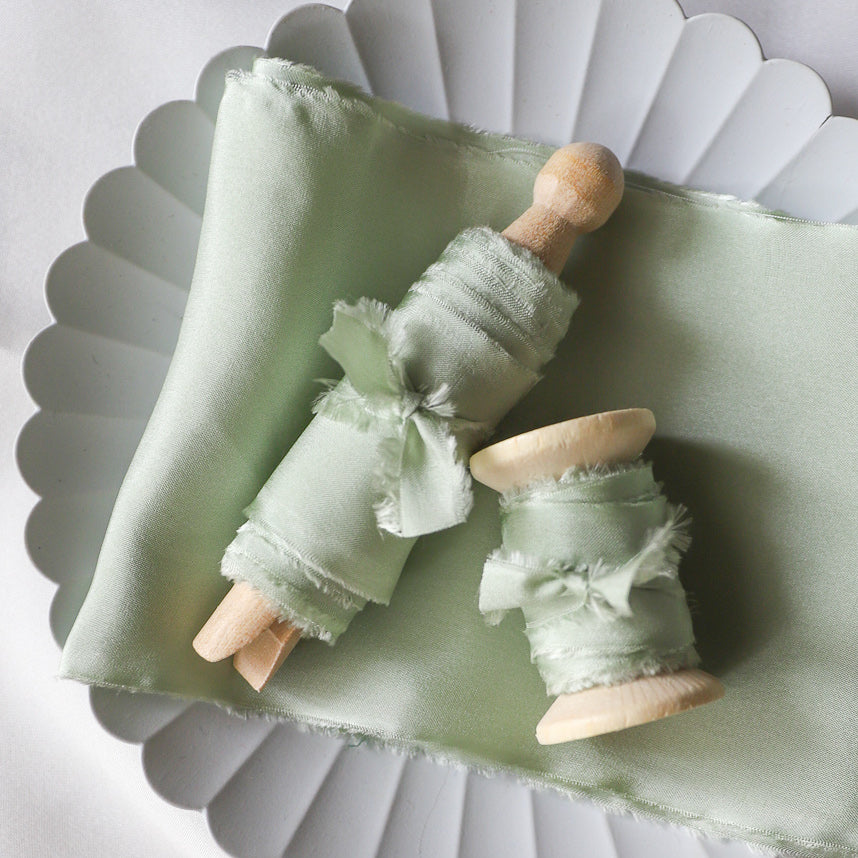 Classic Silk Ribbon | Mist Green