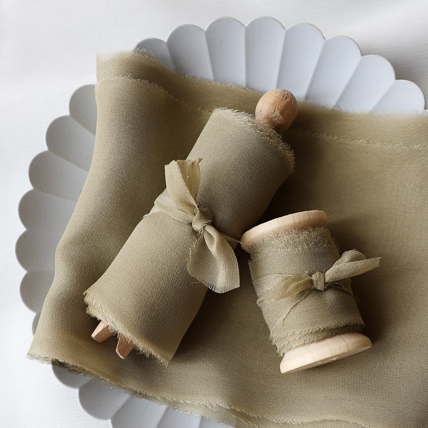 Silk Chiffon | Beige