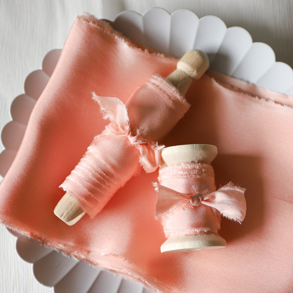 Classic Silk Ribbon | Samon Pink