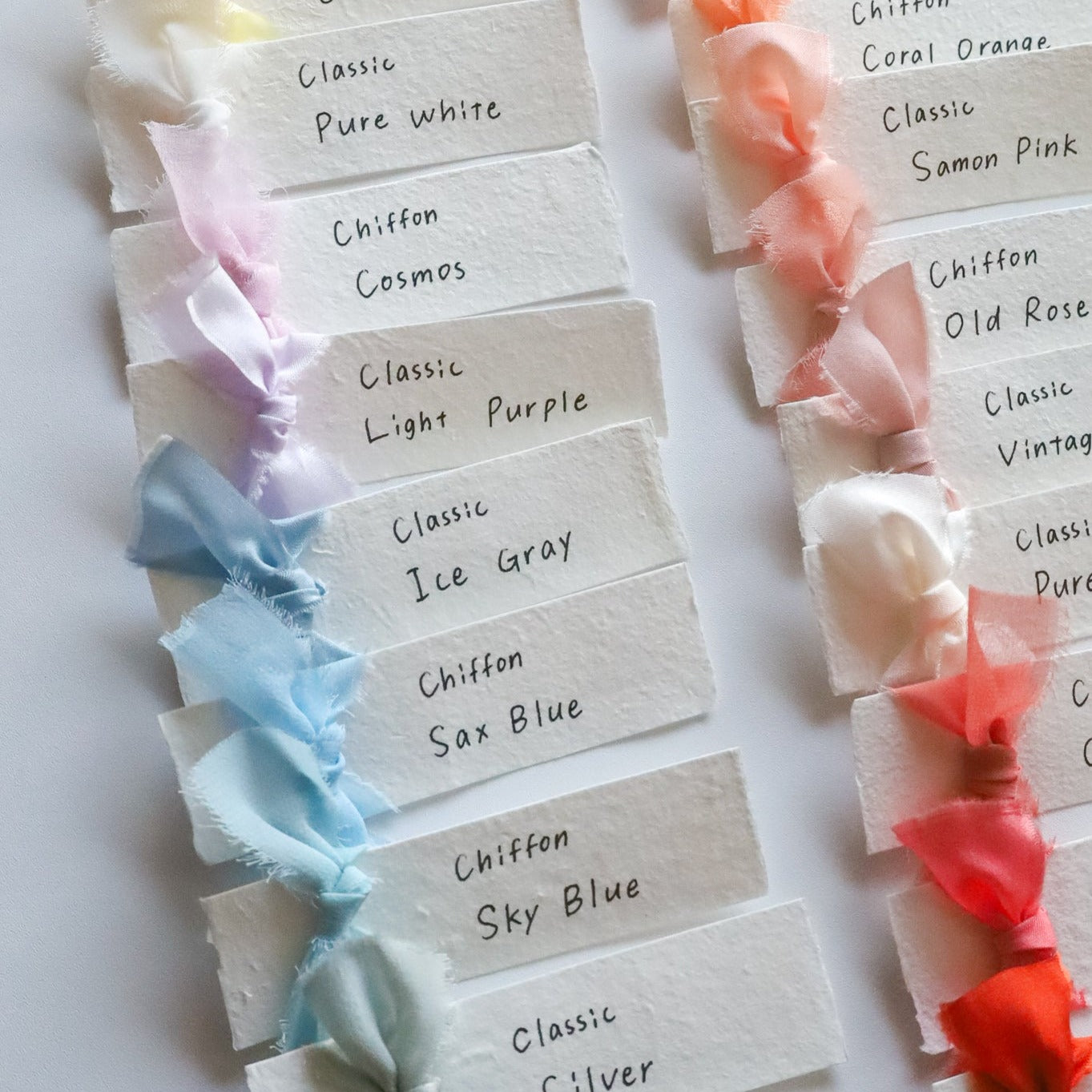 Silk Ribbon Sample Set