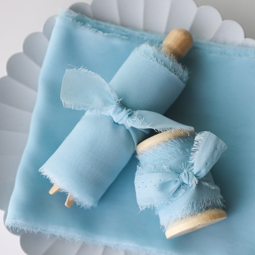 Silk Touch Chiffon | Sky blue