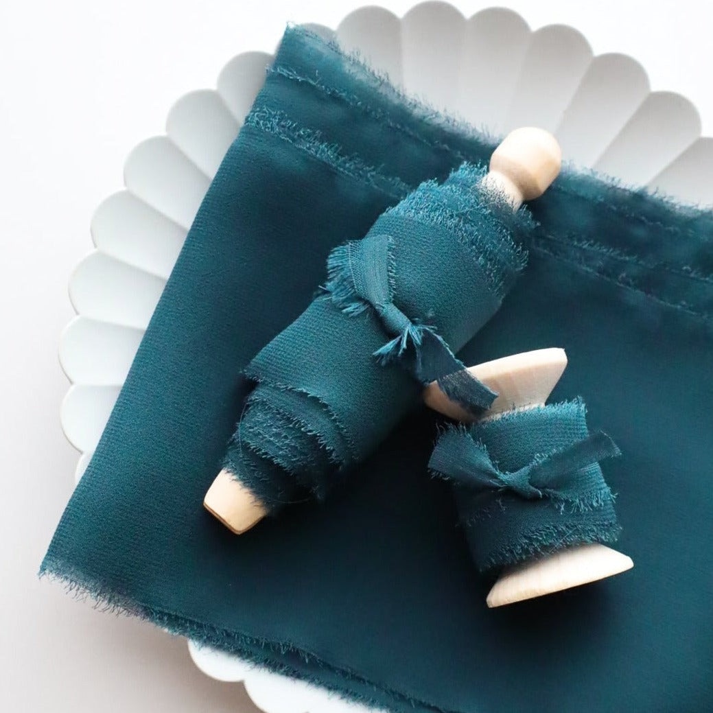 Silk Touch Chiffon | Teal Blue