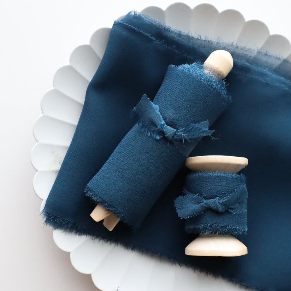 Silk Touch Chiffon | Indigo Blue