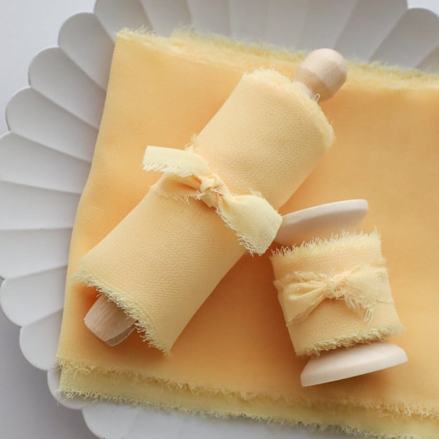 Silk Touch Chiffon | Milk Yellow