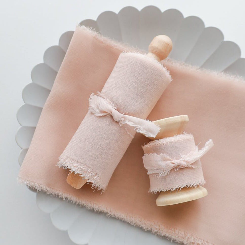 Silk Touch Chiffon | Pink Beige
