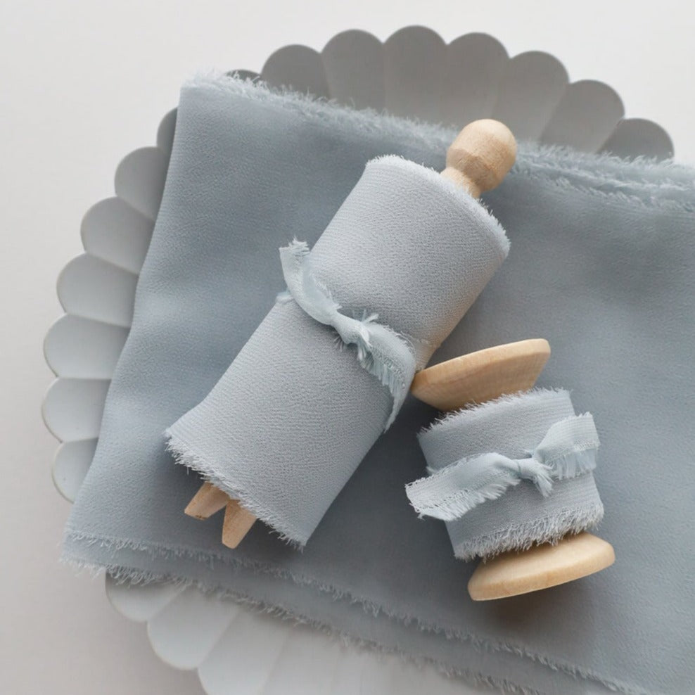 Silk Touch Chiffon | Dusty Blue
