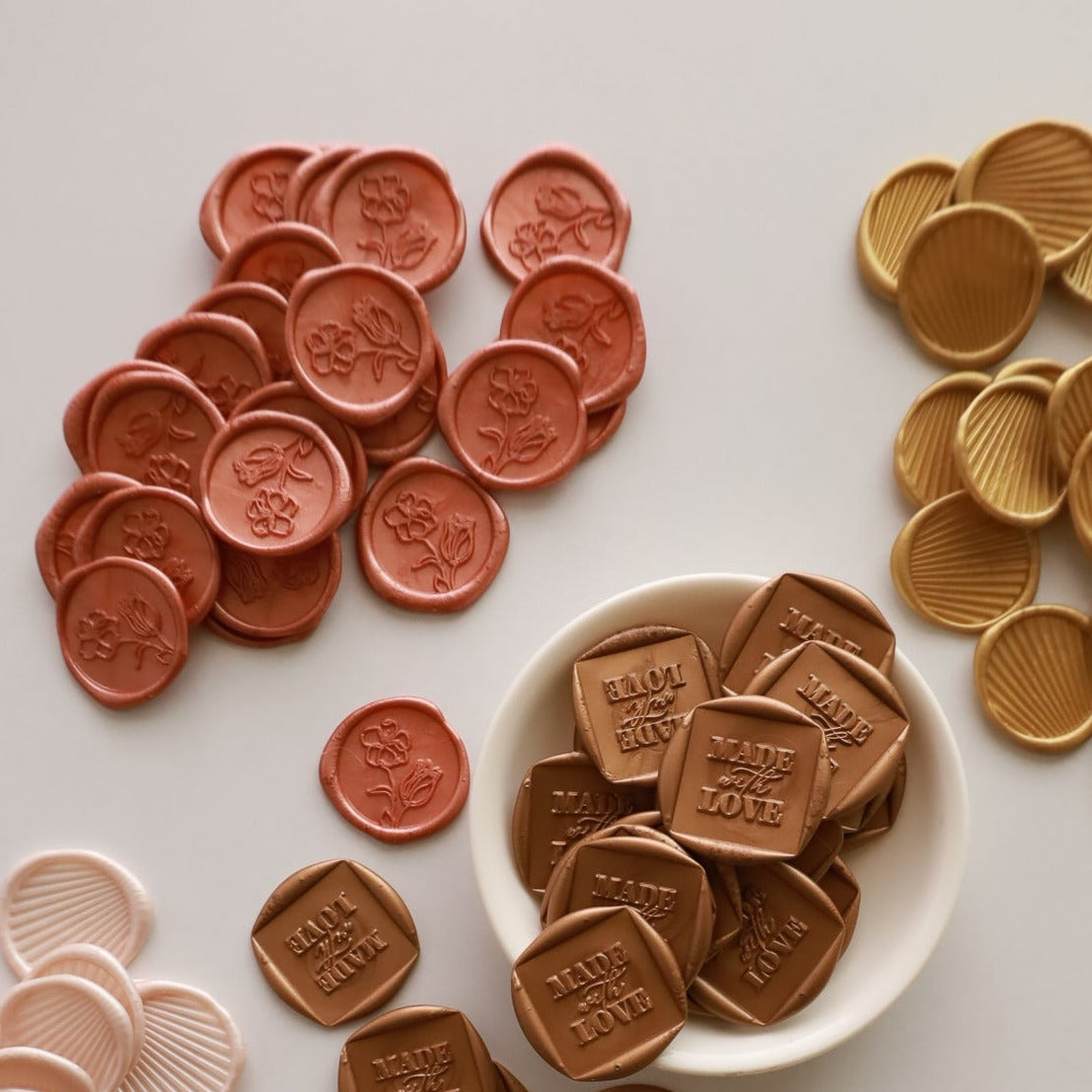 Sealing Stamp / Botanical / Rose Gold /10枚入り