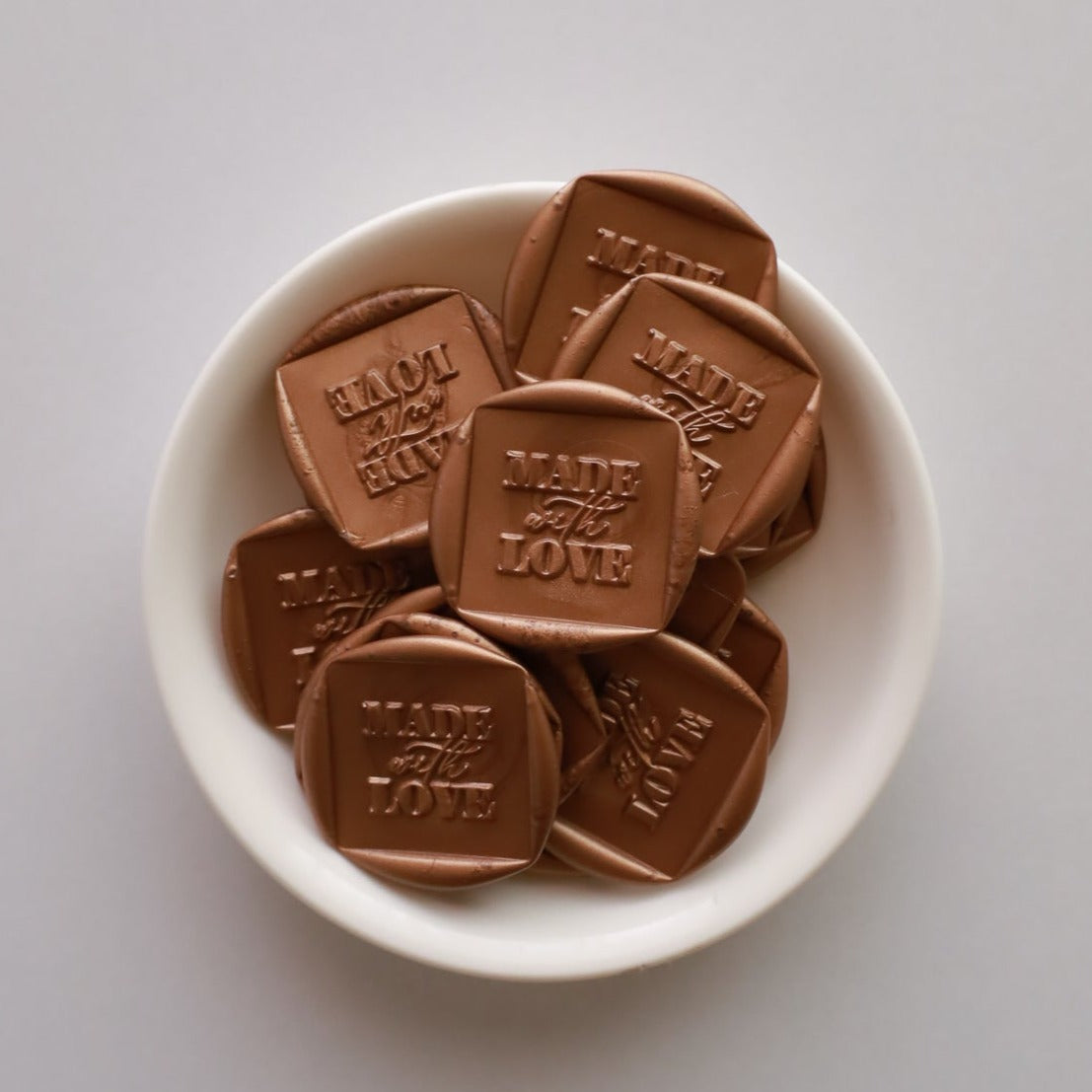 Sealing Stamp / Made with Love / Bronze /10枚入り