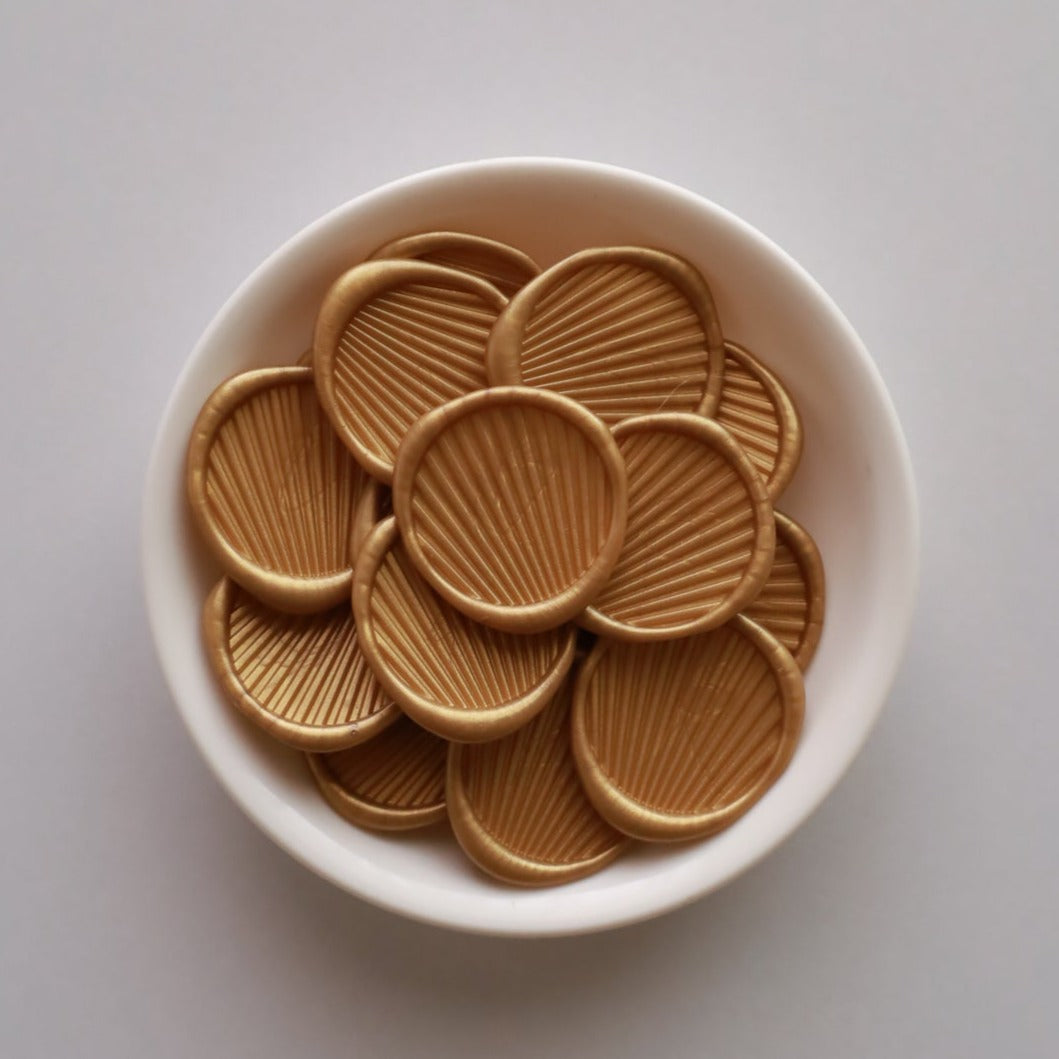 Sealing Stamp / Shell / Gold /10枚入り