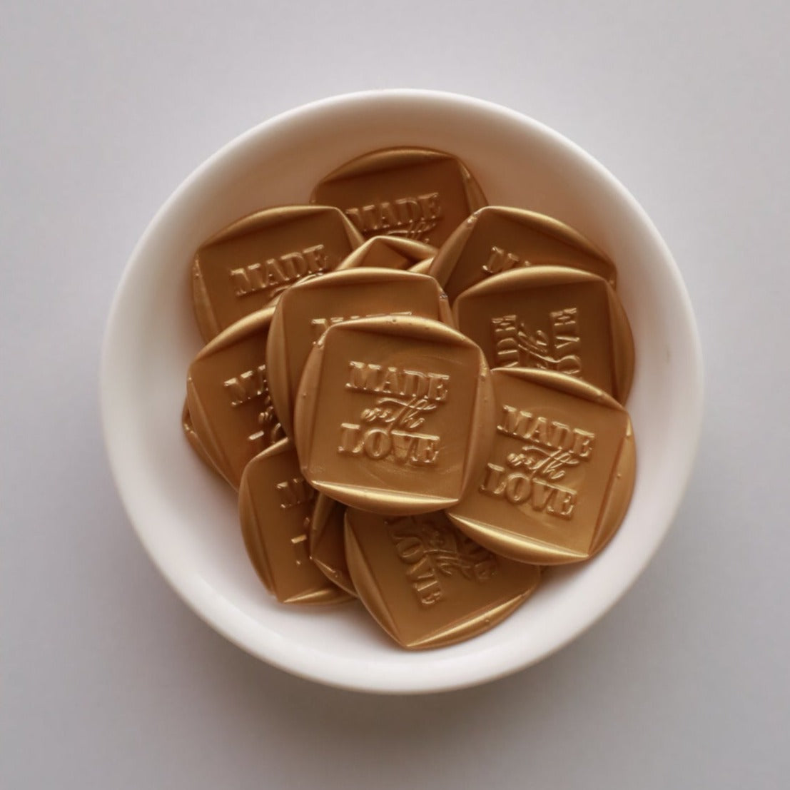 Sealing Stamp / Made with Love / Gold /10枚入り