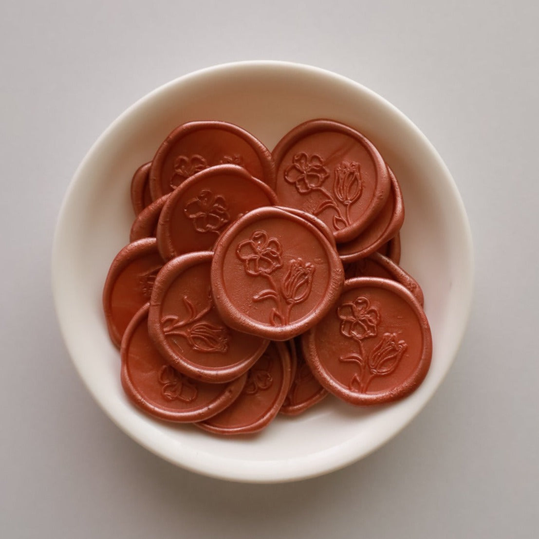 Sealing Stamp / Botanical / Rose Gold /10枚入り
