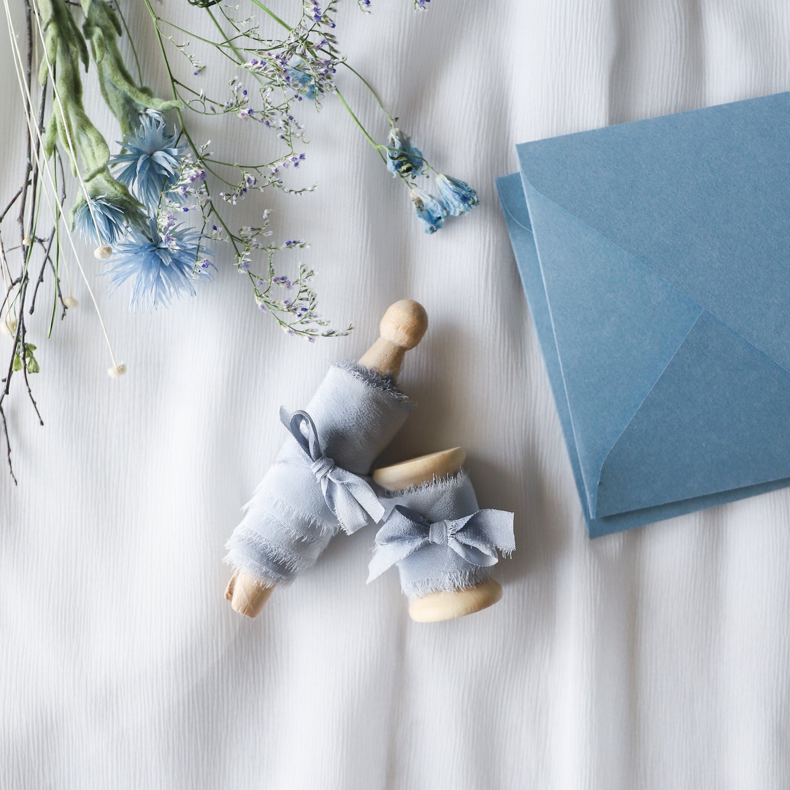 Classic Silk Ribbon | Ice Blue