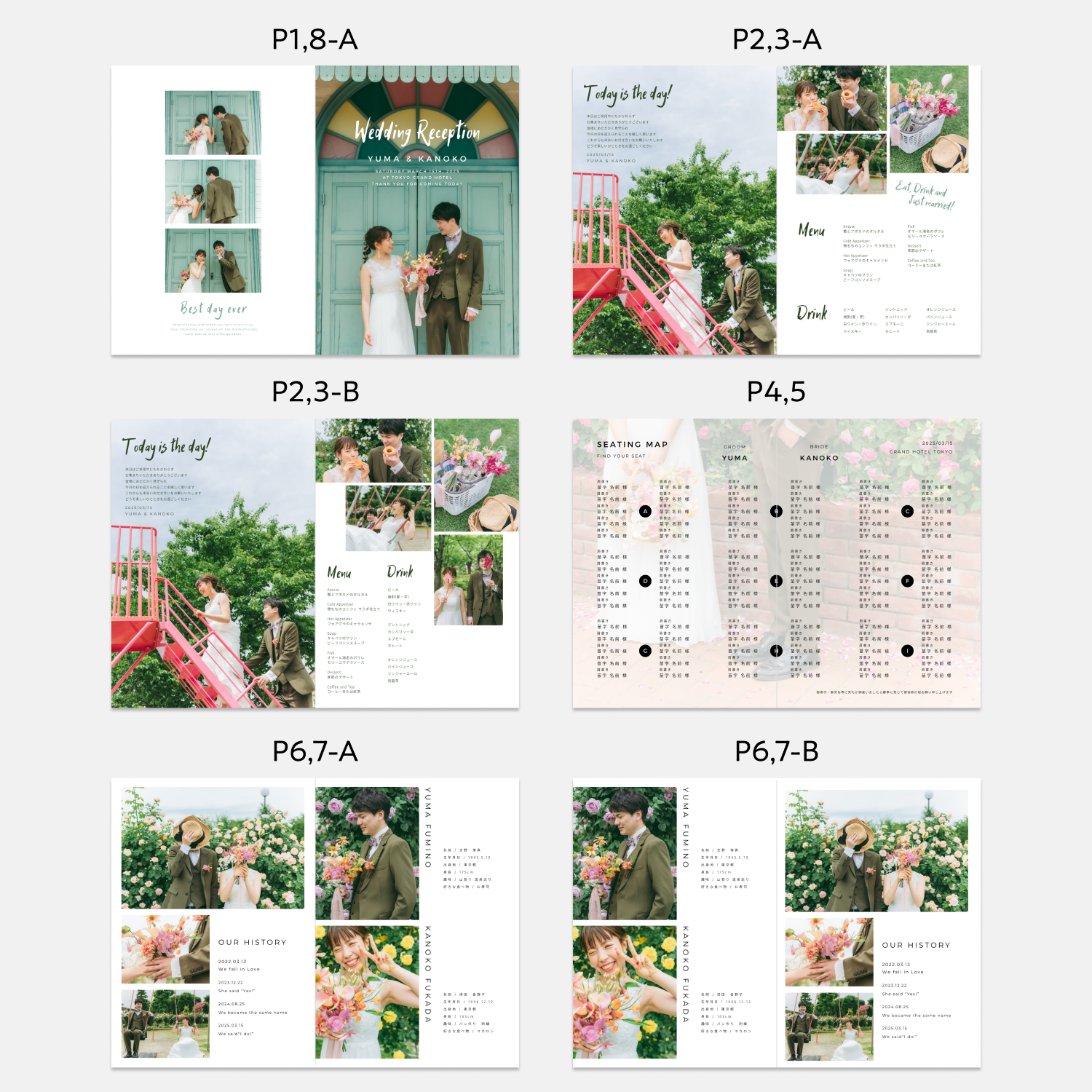 Profile book Template #Picnic