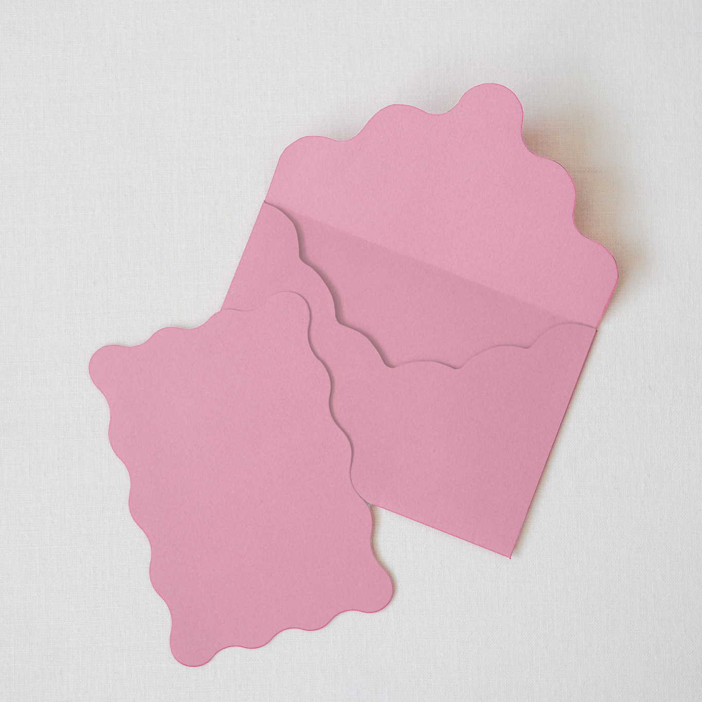 Wave Envelope | Baby pink