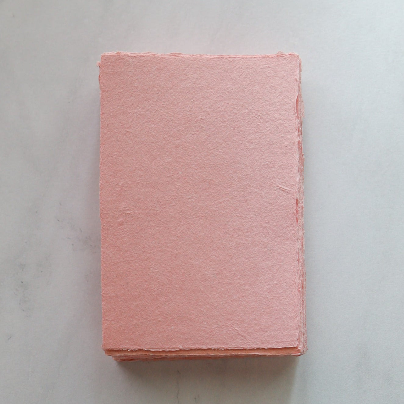 コットンペーパー　ピンク　手漉き紙