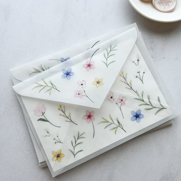 Print Envelope | Pastel Flower